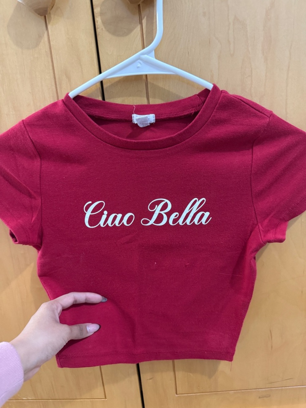 Garage cropped baby tee